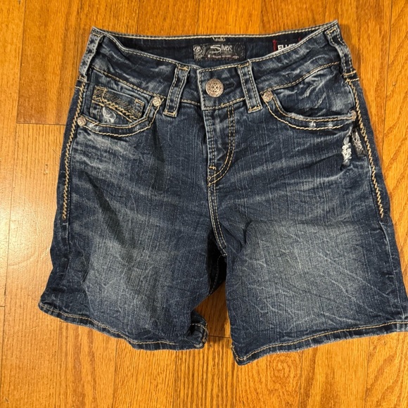 Silver Jeans Blue Jean Shorts Womens Size W25/L4 - Picture 1 of 5